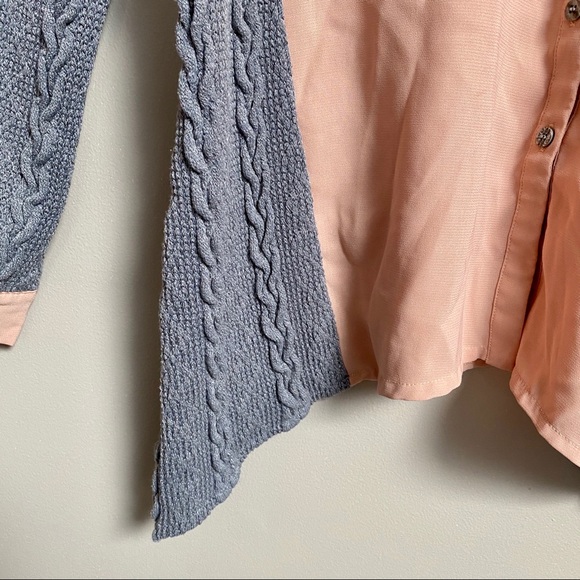 Hommage from Los Angeles mixed media top - Picture 4 of 8